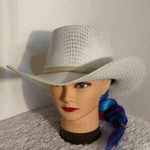 Hecho En Mexico Straw Woman's Western Hat